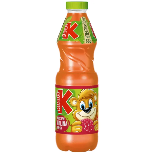 KUBUŚ 100% SOK JABŁKO MARCHEW MALINA 850 ML