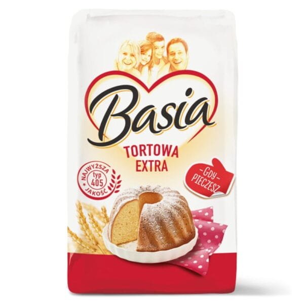 BASIA Mąka tortowa extra (typ 405) 1KG