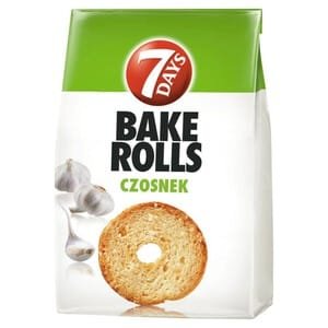7 DAYS Bake Rolls o smaku czosnku