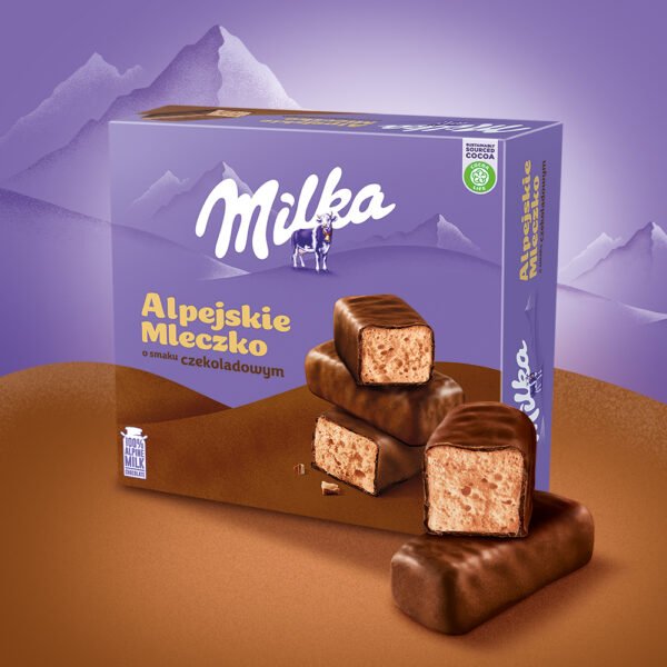 MILKA Alpejskie Mleczko Czekoladowe