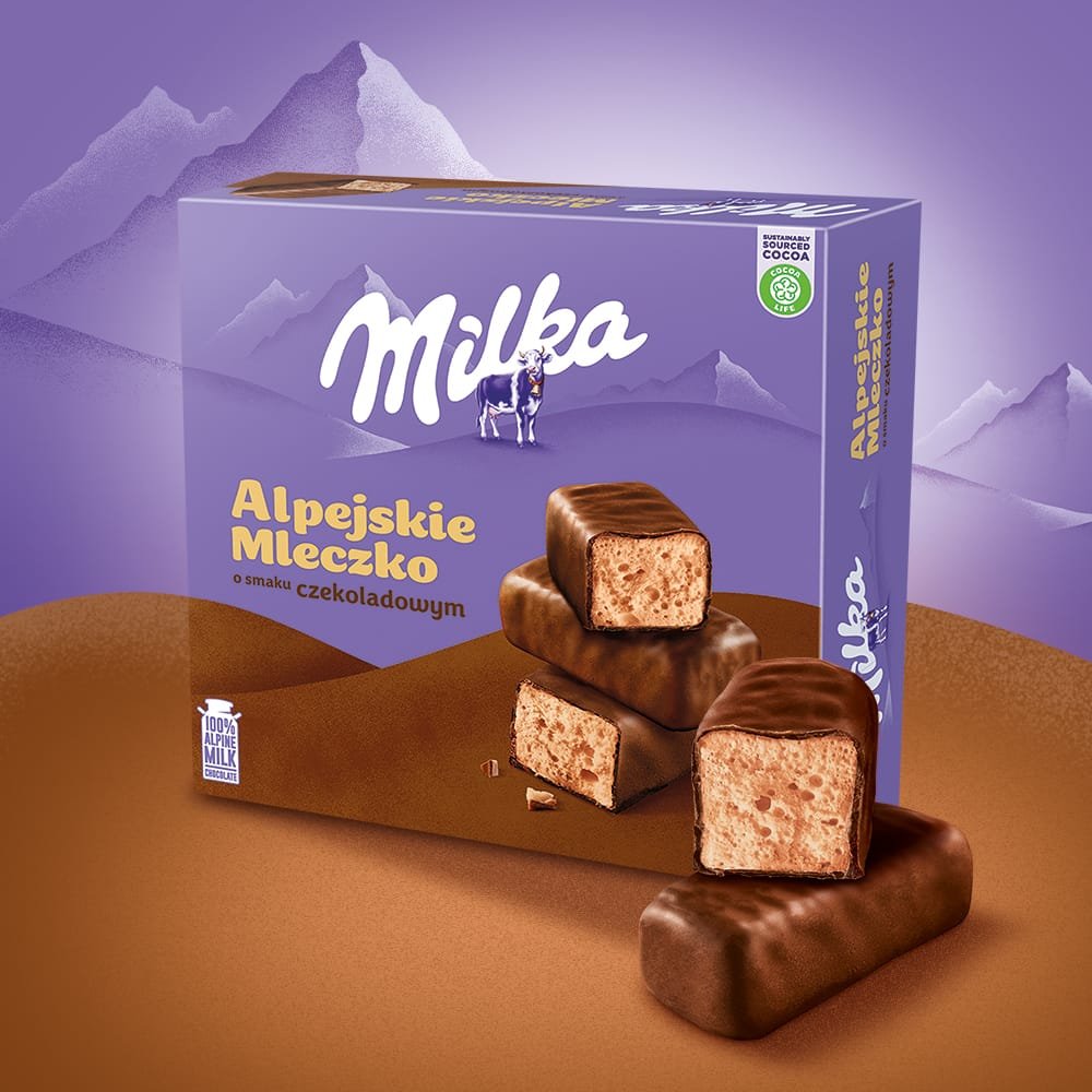 MILKA Alpejskie Mleczko Czekoladowe
