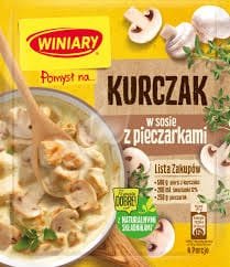 WINIARY POMYSŁ NA… kurczaka w sosie z pieczarkami