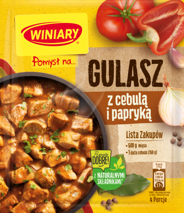 WINIARY POMYSŁ NA… gulasz z cebulą i papryką