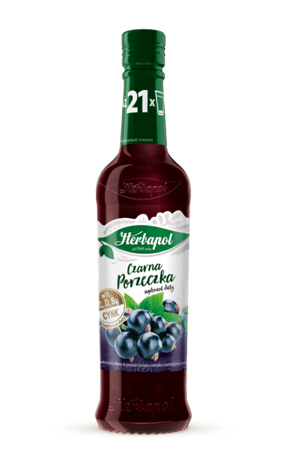 HERBAPOL Syrop o smaku czarnej porzeczki 420ML