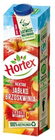HORTEX Napój Jabłko Brzoskwinia 1L
