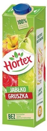 HORTEX Jabłko gruszka sok 100% 1L