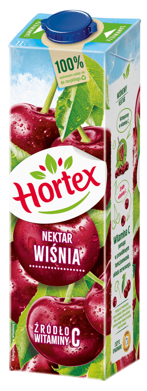 HORTEX Nektar wiśnia 1L
