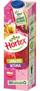 HORTEX Jabłko wiśnia Napój 1L