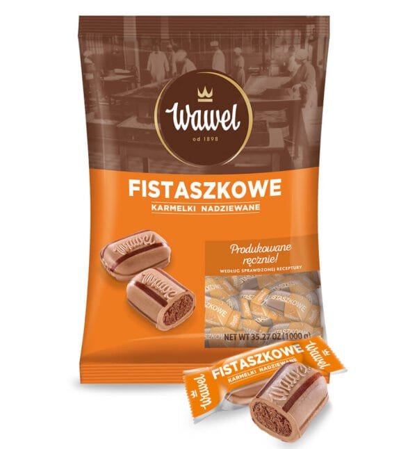 WAWEL  Fistaszkowe - Karmelki tradycyjne 105G