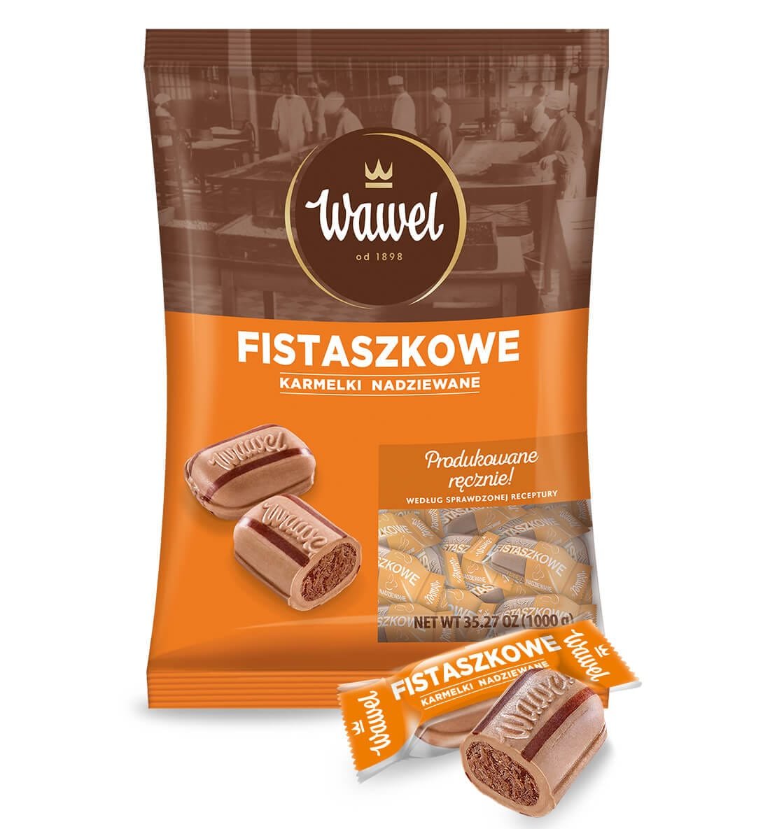 WAWEL  Fistaszkowe – Karmelki tradycyjne 105G