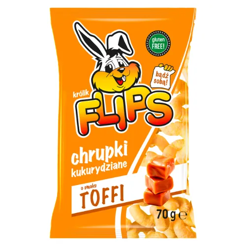 FLIPS Chrupki kukurydziane o smaku Toffi 70g