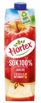 HORTEX Sok 100 % jabłko 1L
