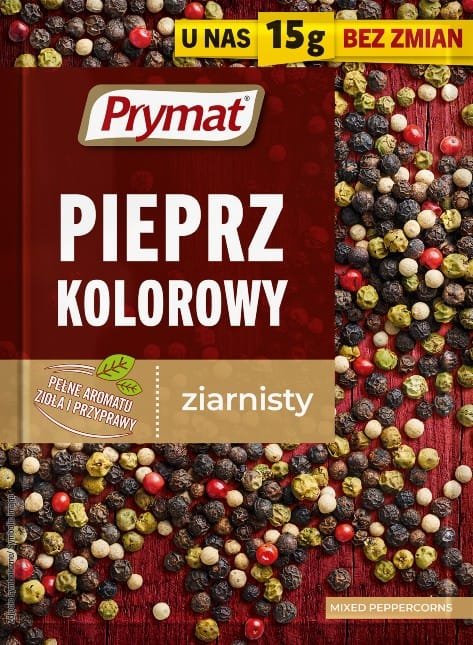 PRYMAT Pieprz kolorowy ziarnisty