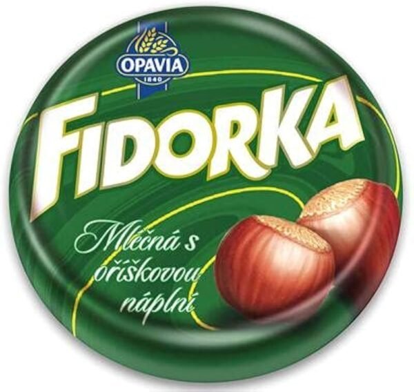 OPAVIA Fidorka Mléčná s oříškovou náplní 30g
