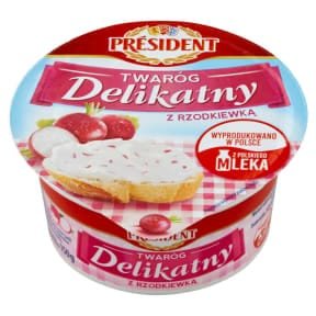 President – Twaróg z rzodkiewką 150g