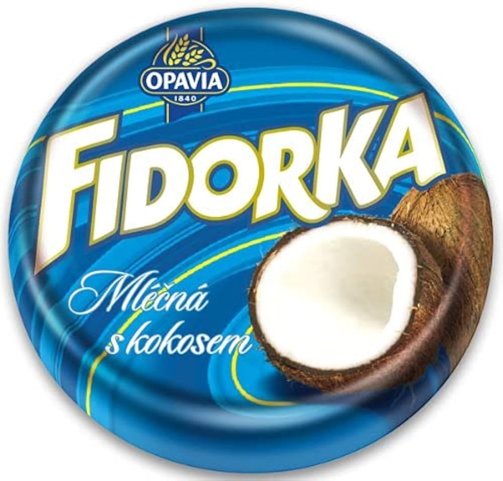 Opavia Fidorka Mléčná s kokosem 30g