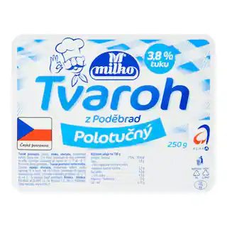 Milko Tvaroh polotučný 250 g