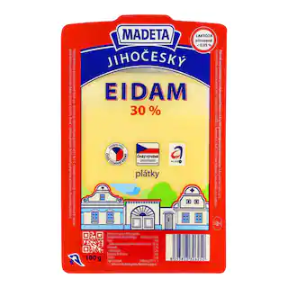 Madeta Eidam 30% plátky 100 g