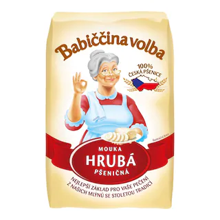 Babiččina volba Mouka hrubá pšeničná 1 kg