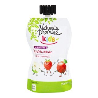 Nature’s Promise Kids 100% Mošt jablko, jahoda 200 ml