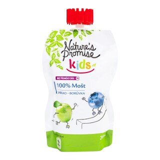 Nature’s Promise Kids 100% mošt jablko, borůvka 200 ml