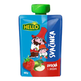 Hello Ovocná přesnídávka s jahodami 100 g