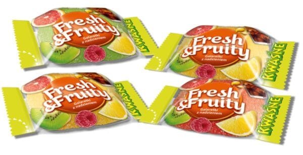 Wawel galaretki Fresh & Fruity Kwaśne - 200g-34kr