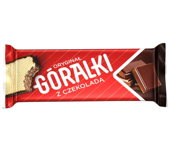 Góralki z czekoladą Wafelek w polewie kakaowej z nadzieniem 45 g