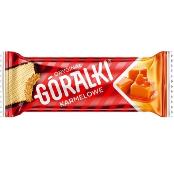 Góralki Karmelowe Wafelki z kremowym nadzieniem 45 g