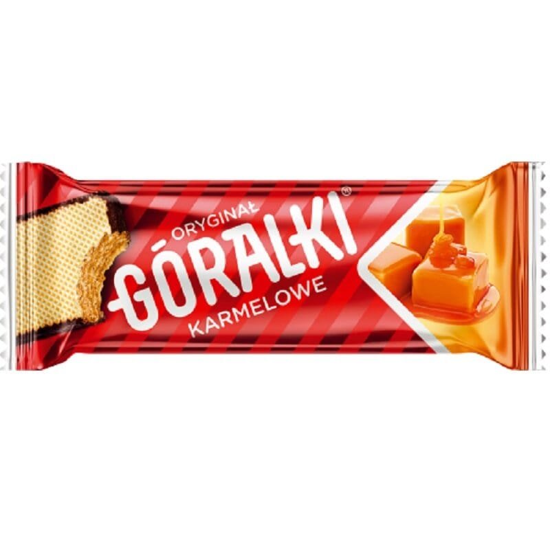 Góralki Karmelowe Wafelki z kremowym nadzieniem 45 g