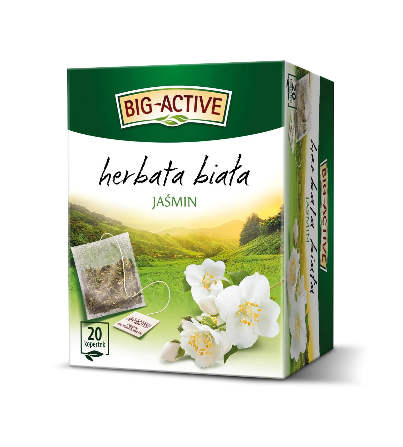 BIG-ACTIVE Herbata biała jaśmin