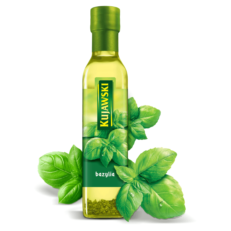Kujawski Olej rzepakowy z bazylią 250 ml