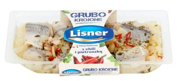 LISNER Filety śledziowe z chili i pietruszką 200 g