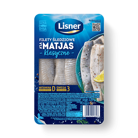 Lisner Filety śledziowe a’la Matjas klasyczne 220 g