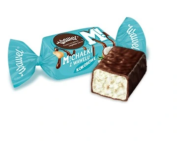WAWEL Cukierki w czekoladzie Michałki Kokosowe 200g-34kr