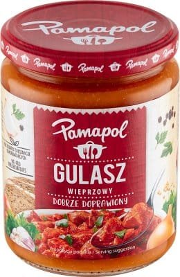 PAMAPOL Gulasz wieprzowy 500G