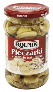 ROLNIK Pieczarki w zalewie naturalnej KROJONE 370G