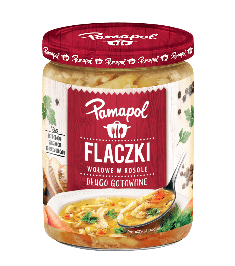 PAMAPOL Flaki Wołowe w Rosole 500g
