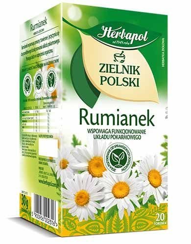 HERBAPOL Zielnik Polski Herbatka ziołowa rumianek