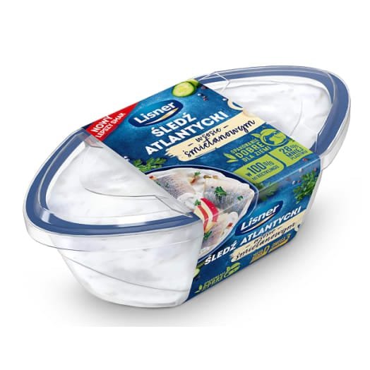 LISNER Śledź Atlantycki w sosie śmietanowym 280G