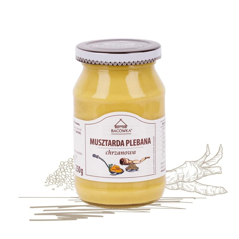 BACÓWKA Musztarda Plebana chrzanowa 250g