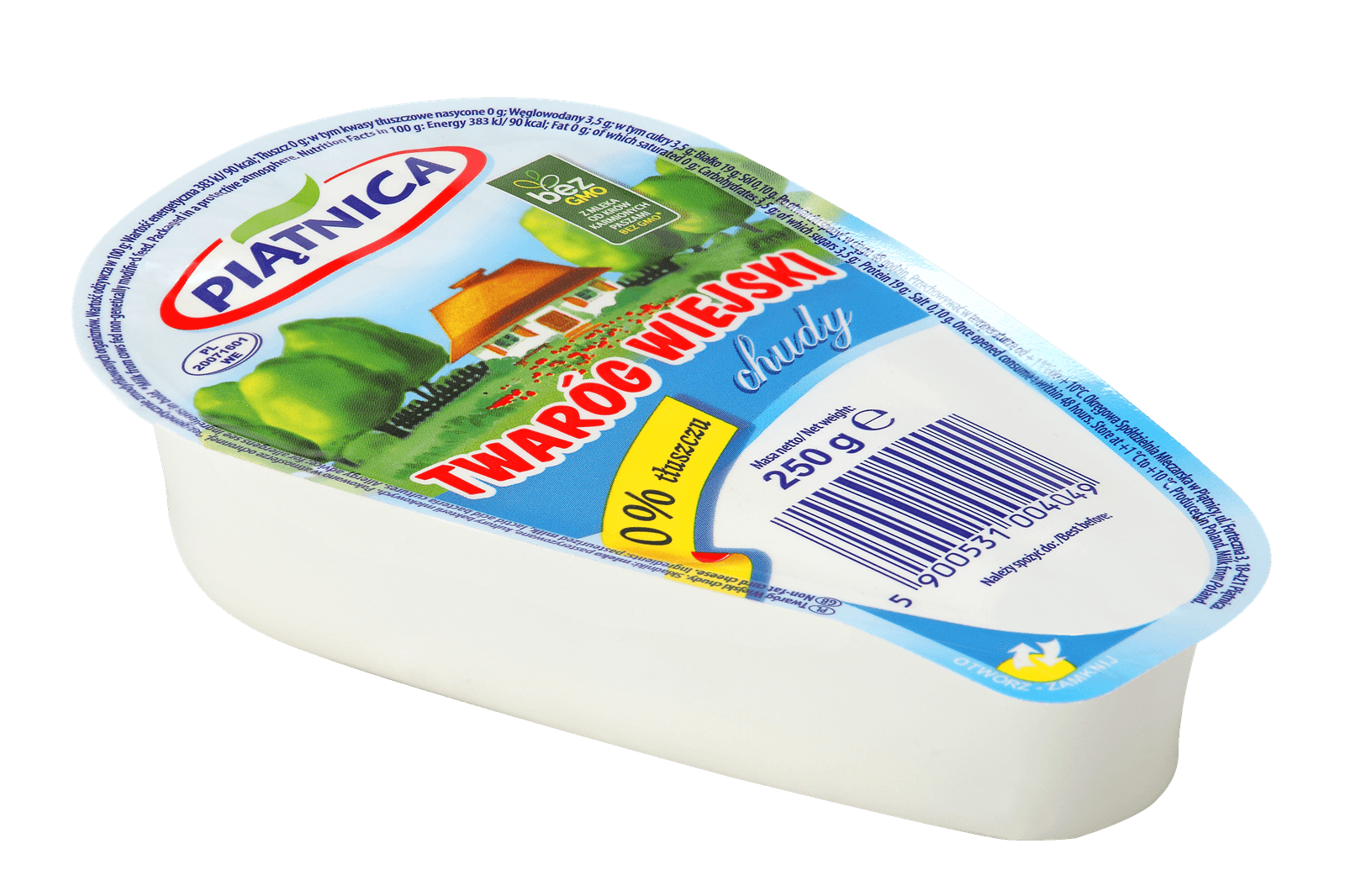 Piątnica Twaróg wiejski chudy 250 g