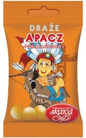 Draże o smaku pomarańczowym 70 g