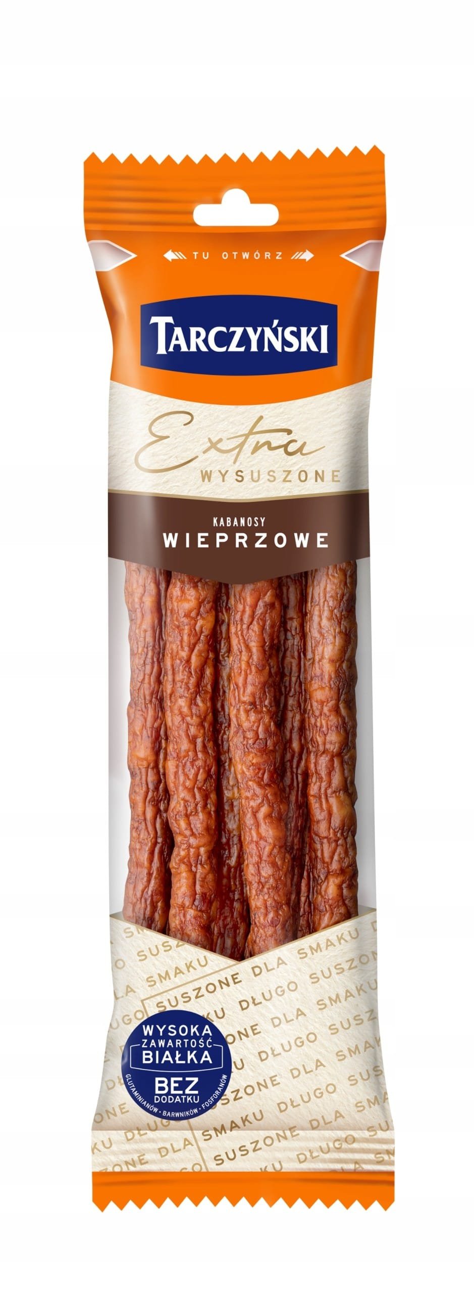 Tarczyński Kabanosy wieprzowe extra wysuszone 130 g