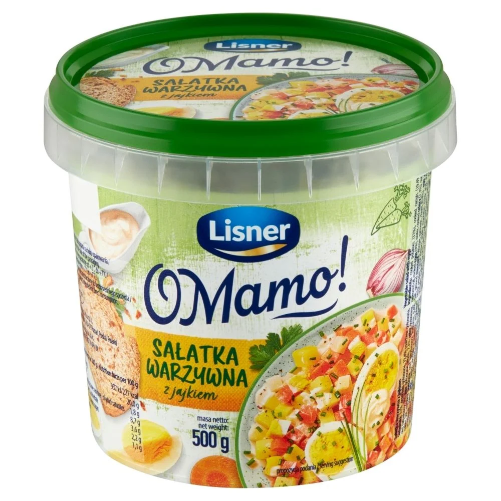 LISNER O Mamo! Sałatka warzywna z jajkiem 500 g