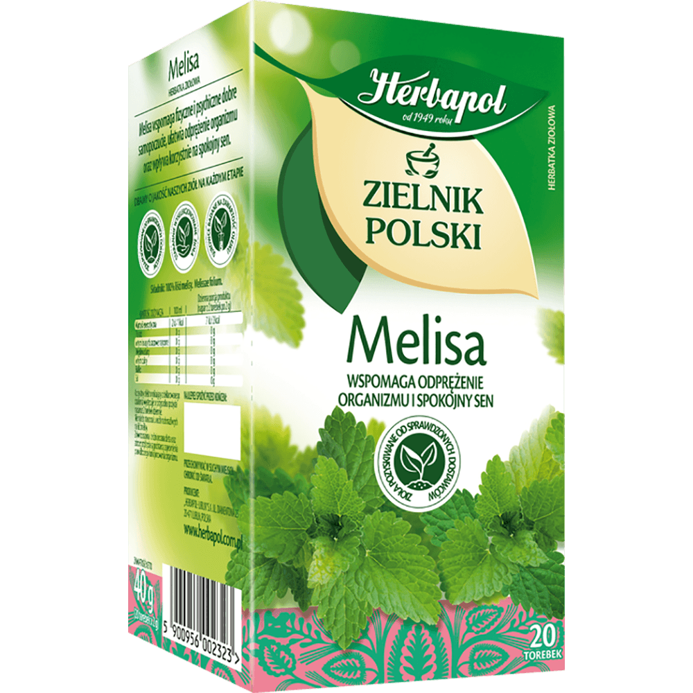 HERBAPOL Zielnik Polski Herbatka ziołowa melisa