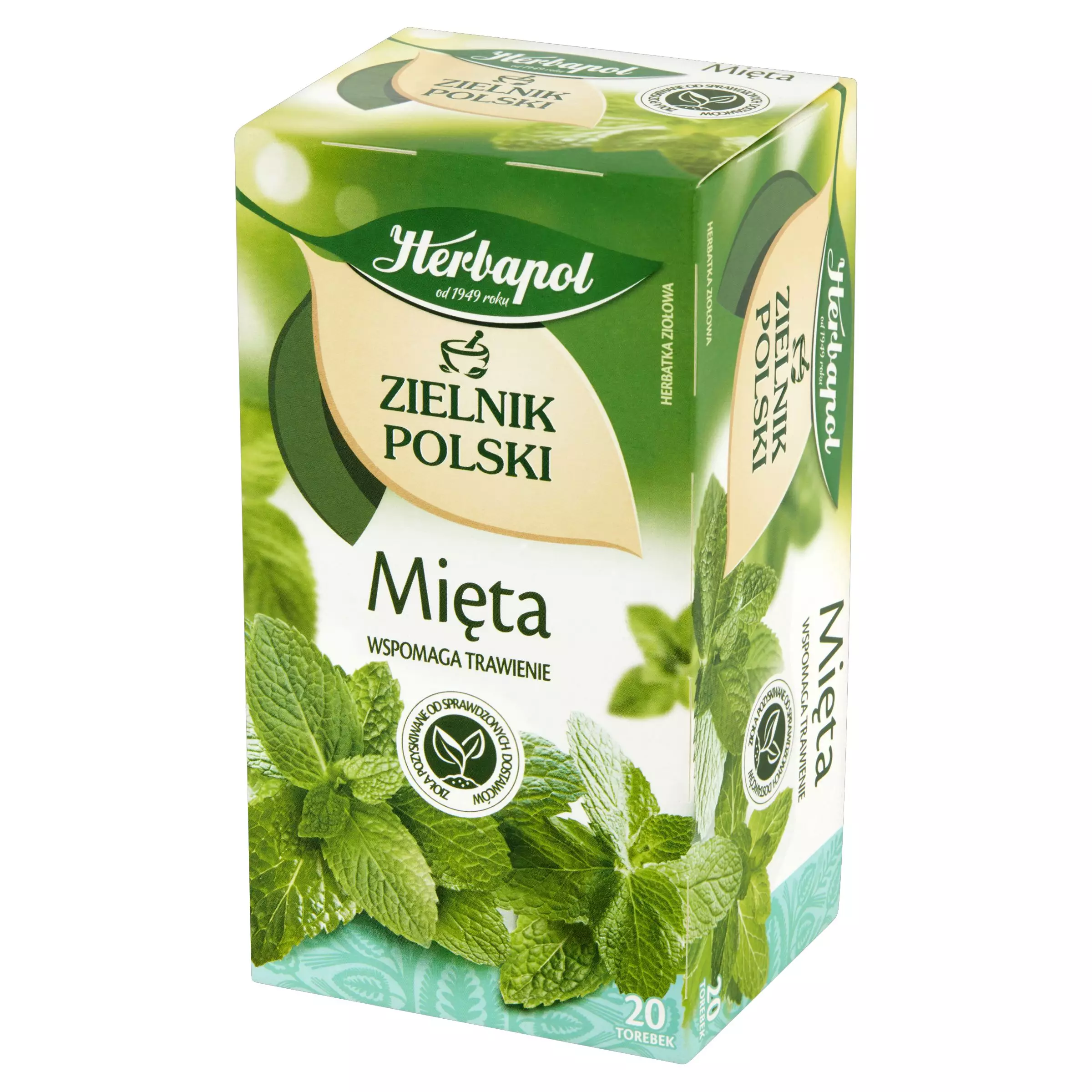 HERBAPOL Zielnik Polski Herbatka ziołowa mięta