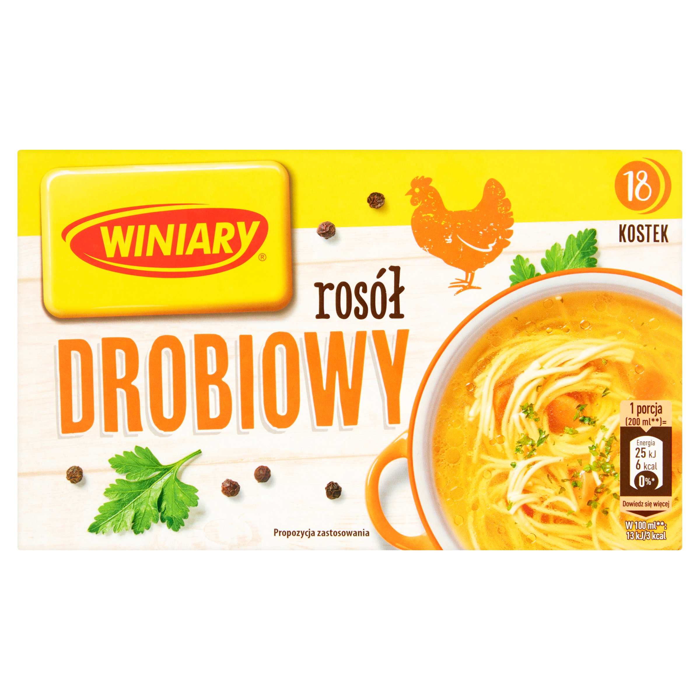 WINIARY Bulion Rosół drobiowy 18 kostek 180g