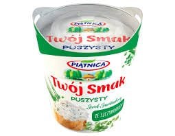 Piątnica Twój Smak Puszysty Serek śmietankowy ze szczypiorkiem 150 g