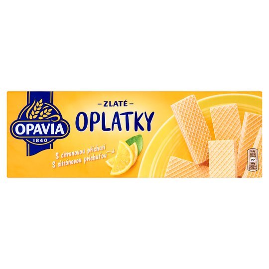 Opavia Zlaté Oplatky citronová příchuť 146g
